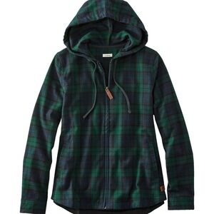 L.L. Bean Zip Up Flannel